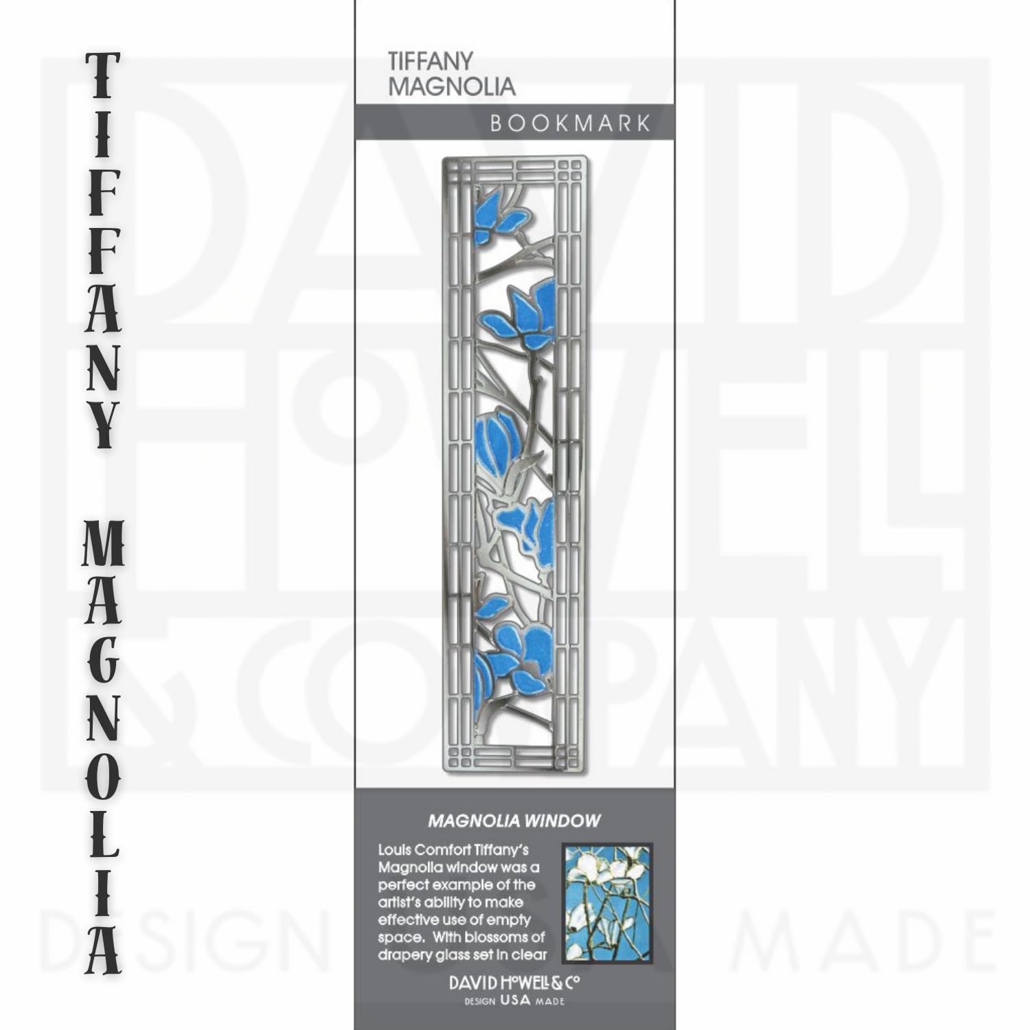 Amazon | Tiffany Magnoliaメタルブックマーク | しおり | 文房具